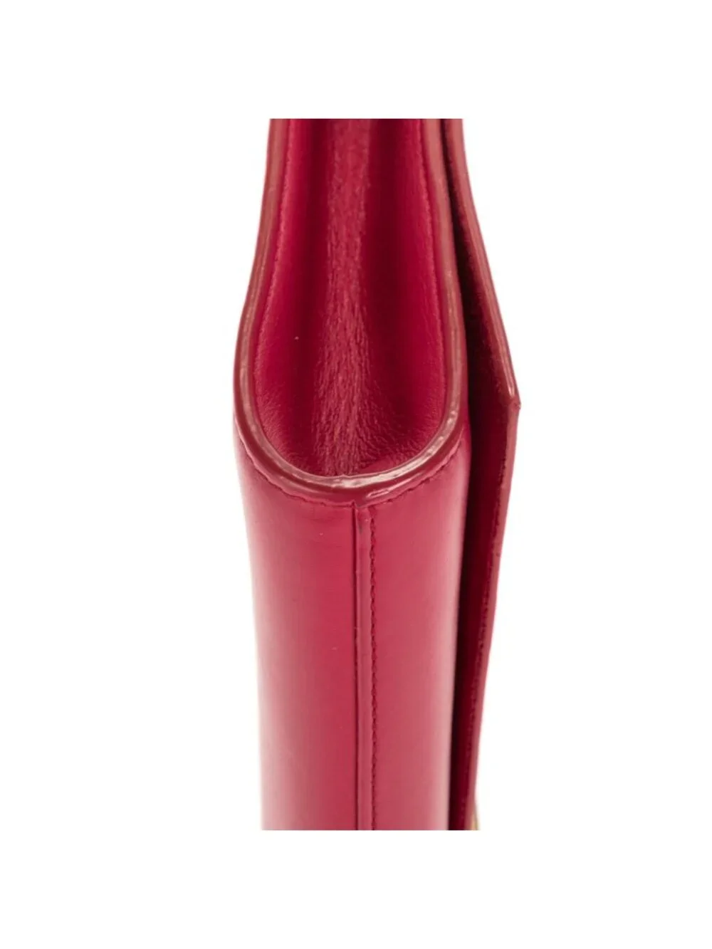 Saint Laurent Ligne-Y Pochette Pink Smooth Leather